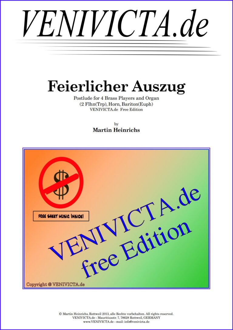 Feierlicher Auszug