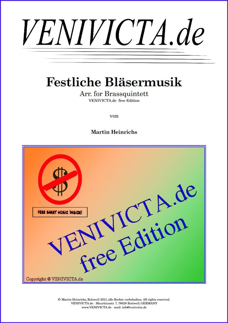Festliche Bl&auml;sermusik
