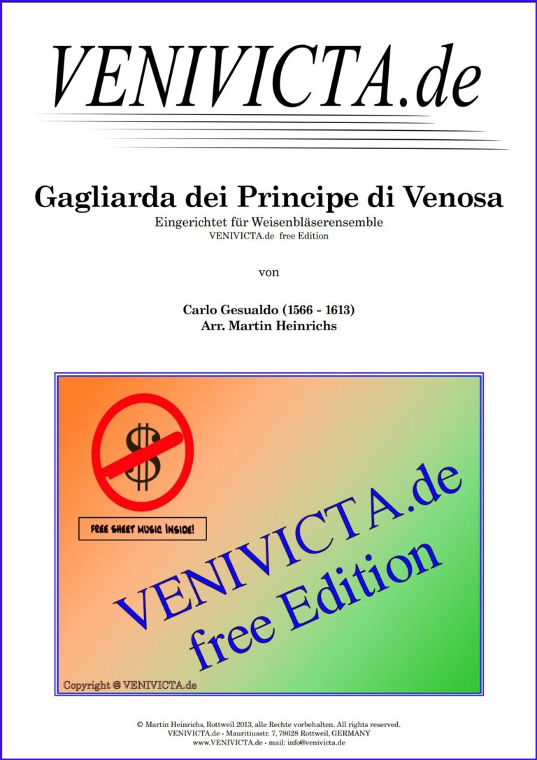 Gagliarda dei Principe di Venosa