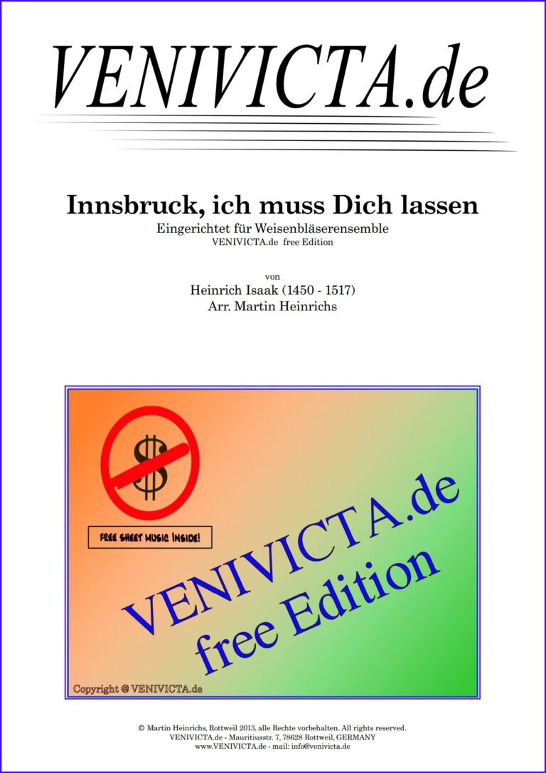 Innsbruck ich muss Dich lassen