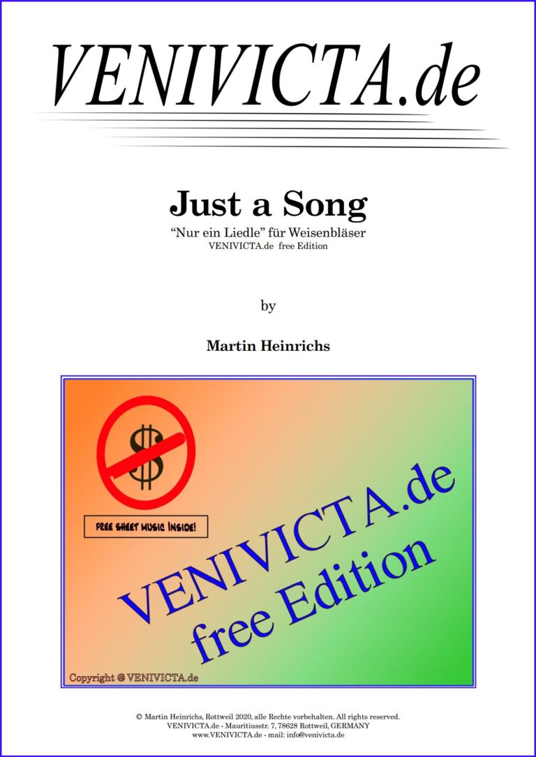 Just a Song f&uuml;r Weisenbl&auml;ser
